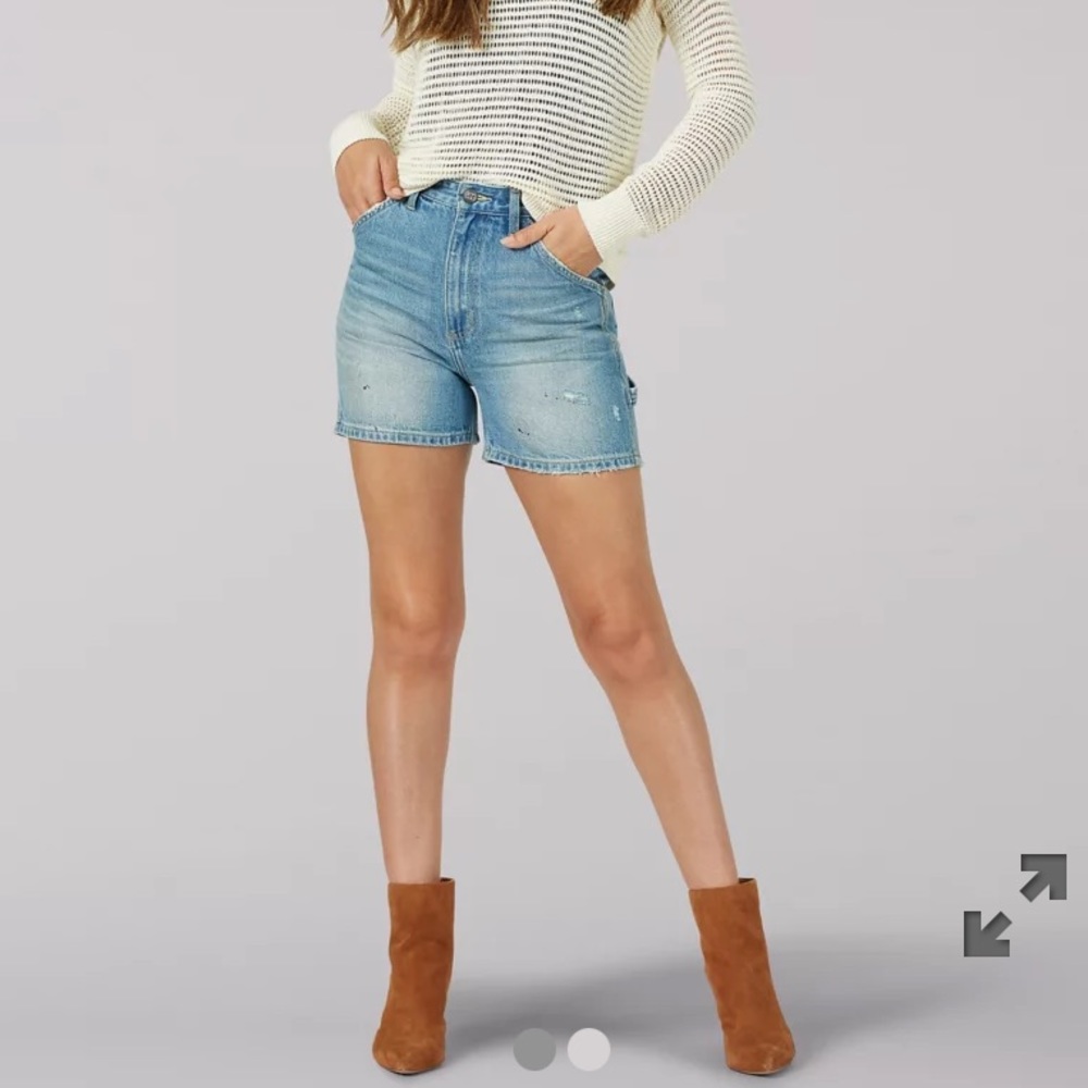 Lee Vintage High Rise Dungaree Short NWT